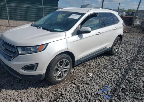 2016 Ford Edge Titanium from USA, damaged, VIN 2FMPK4K82GBB23838